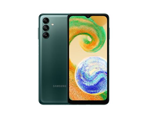 Samsung Galaxy A04s - 4G smartphone - double SIM - RAM 3 Go / Mémoire interne 32 Go - microSD slot - Écran LCD - 6.5 - 1600 x 720 pixels (90 Hz) - 3 x caméras arrière 50 MP. 2 MP. 2 MP - front camera 5 MP - vert