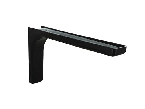 Cime - Équerre de fixation Léonard - Acier plastifié - 14.4 x 24 cm - Noir - Image 3