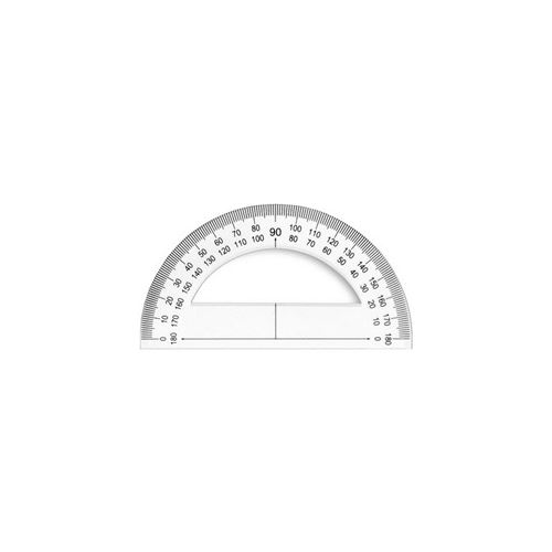 Wonday Rapporteur 180 degrés, en plastique, 120 mm