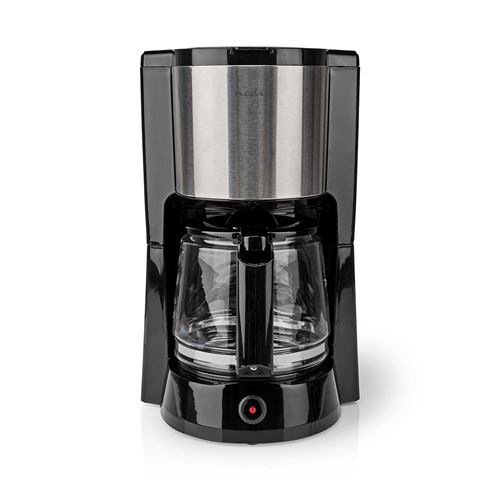 Cafetière filtre 12 tasses 1000w noir/argent Nedis KACM260EBK
