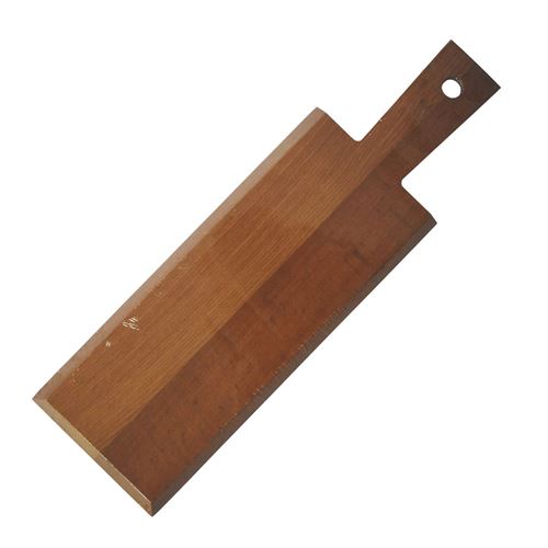 Planche à découper hêtre foncé bords biseautés 39 x 12 cm Fackelmann Wood Edition ref 521779