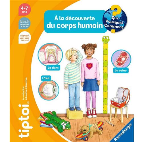 Livre Interactif Tiptoi - A La Découverte Du Corps Humain Ravensburger
