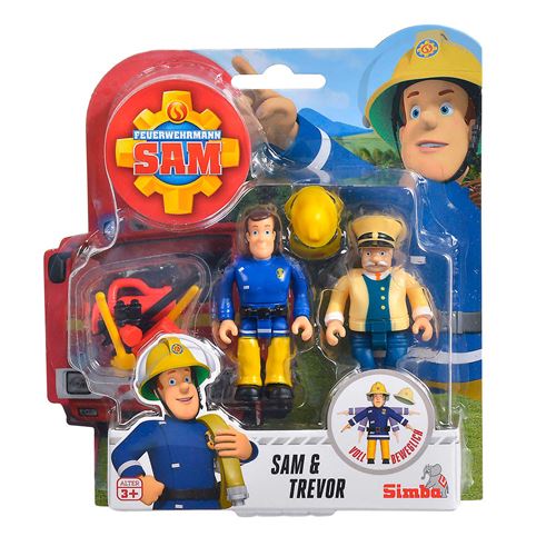 Fireman Sam Toy Figures - Sam & Trevor