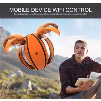 Basket-ball Pliable Drone 720P 2.4Ghz WiFi FPV G-Sensor RC Pocket Drone avion - 1