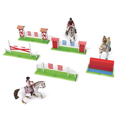 Papo Set De Concours D'équitation Pour Figurines