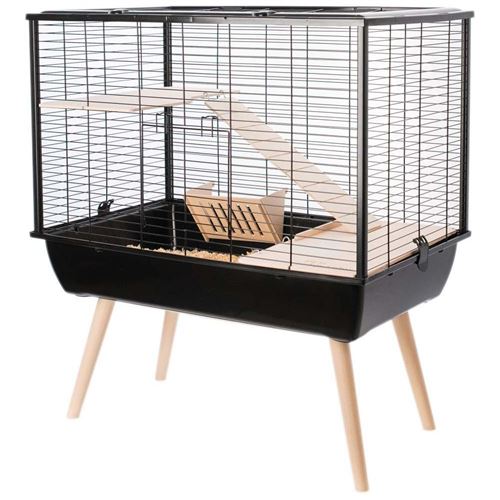 Zolux Cage Neo Muki Grand Rongeur L 77.5 X P 47.5 X H 87.5 Cm Noire