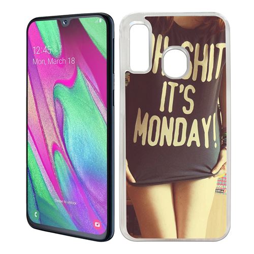 Coque pour Samsung Galaxy A40 -  Oh Shit Monday Girl