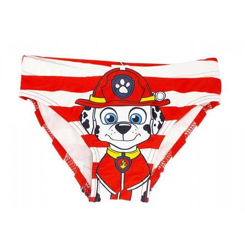 Pat Patrouille maillot de bain enfant rouge - Slip de bain Garçon