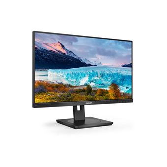 Philips S-line 242S1AE - Écran LED - 24" (23.8" visualisable) - 1920 x 1080 Full HD (1080p) @ 75 Hz - IPS - 300 cd/m² - 1000:1 - 4 ms - HDMI, DVI-D, VGA, DisplayPort - haut-parleurs - texture noire