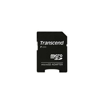 Transcend - Carte mémoire flash (adaptateur microSDHC - SD inclus(e)) - 32 Go - Class 10 - micro SDHC - 1