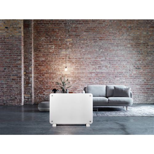 radiateur mobile haverland ha-osyris-20 radiateur en verre blanc 2000w - option mural ou portable design - détecteur automatique d´ouverture de fenêtres - programmation journalière