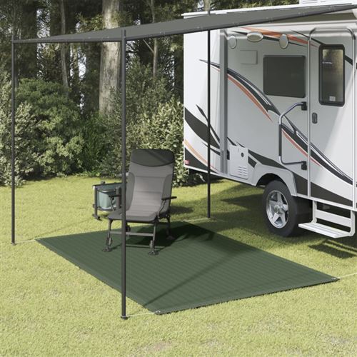 vidaXL Tenttapijt 250x300 cm HDPE groen