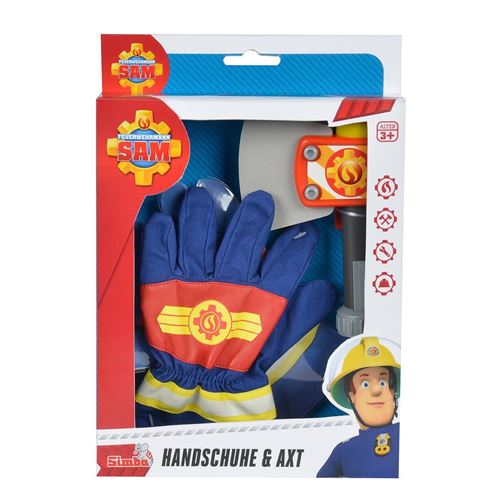 Simba Toys 109252105 Gants et hache pompier Sam