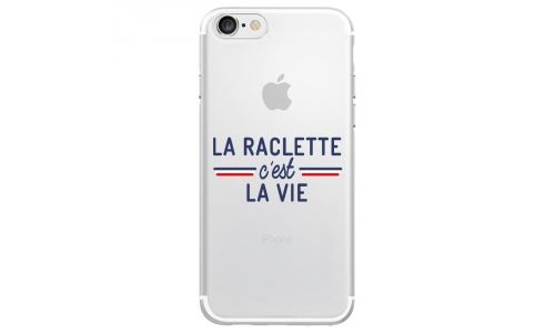 Coque souple pour Apple iPhone 7 avec impression Motifs la raclette c'est la vie