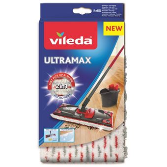 Recharge pour vadrouille VILEDA  UltraMax Power 2 en 1 - Microfibre et polyester - 1