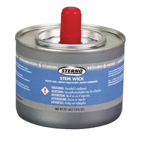 Combustible liquide superwick 6 heures sterno x12