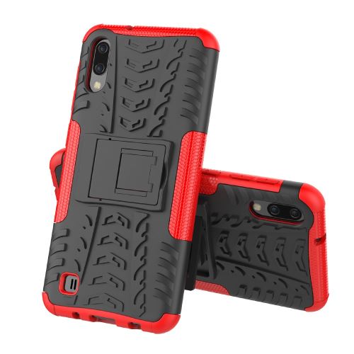 Coque Pour Samsung Galaxy M10 Anti Choc Rouge Housse Etui Antichoc hfs-house®