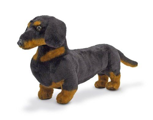 Melissa & Doug Teckel géant en polyester doux