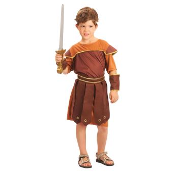Bristol Novelty - Costume ROMAIN - Enfant (XL) (Marron / orange) - UTBN348 - 1