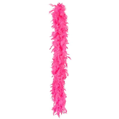 Boa en plumes - Rose chaud - 180cm - Femme - Adulte