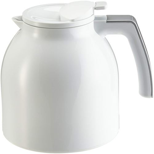 Melitta Verseuse Isotherme, Capacité 1 Litre, Pour Cafetières À Filtres Look Iii Therm Deluxe, Blanc/argent