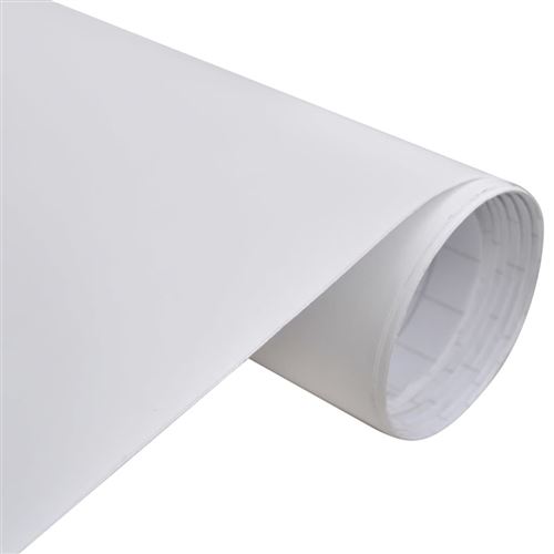 vidaXL Film pour voiture Blanc mat 200x152 cm Imperméable sans boules