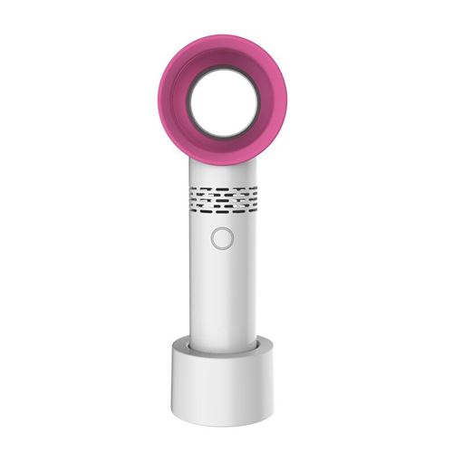 Mini ventilateur Rechargeable USB Sans Pale Name F09 4 vitesses du vent Blanc