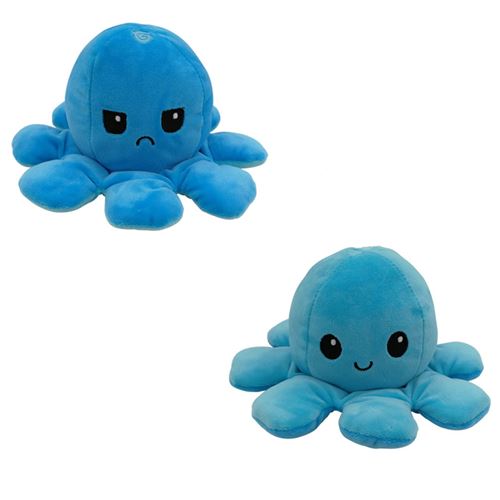 Poupée Octopu Double face Flip Octopu Peluche Chirdren Enfants Cadeaux créatifs de Noël E - Multicolore