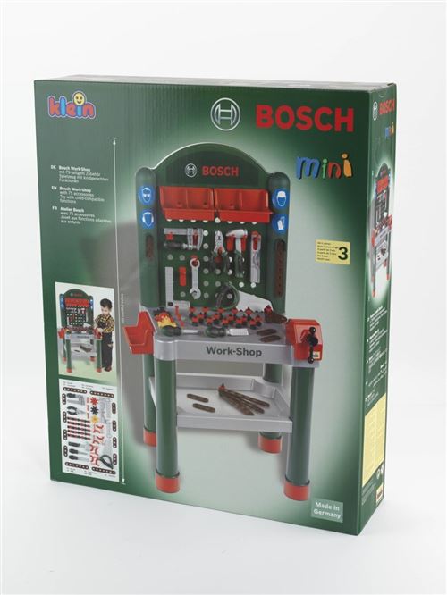 Bosch - etabli en bois grand modele, jeux d'imitation