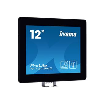 iiyama ProLite TF1215MC-B1 - Écran LED - 12.1" - cadre ouvert - écran tactile - 1024 x 768 - IPS - 540 cd/m² - 1000:1 - 25 ms - HDMI, VGA, DisplayPort - noir