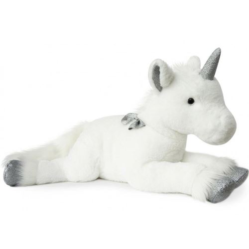 Peluche Histoire d’Ours Licorne 60 cm Blanc