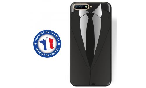 Coque souple pour Huawei Y6 (2018) avec impression Motifs smoking