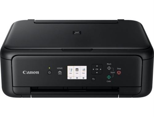 Canon PIXMA TS5150 - Imprimante multifonctions - couleur - jet d'encre - 216 x 297 mm (original) - A4/Legal (support) - jusqu'à 13 ipm (impression) - 120 feuilles - USB 2.0, Wi-Fi(n), Bluetooth - noir
