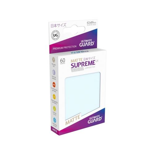 Ultimate Guard - 60 pochettes Supreme UX Sleeves format japonais Transparent Mat