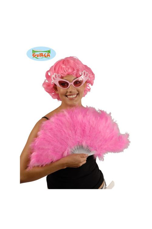 Eventail plumes rose