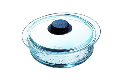 Set Pyrex® Panier vapeur et son couvercle en verre 20 cm