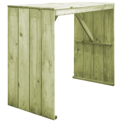Table de bar 130 x 60 x 110 cm Pin imprégné