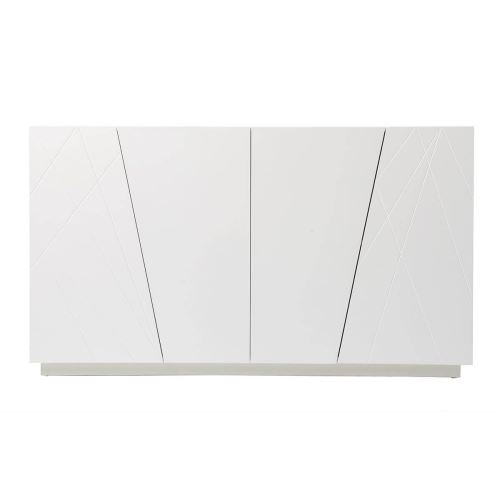 Buffet Design Laqué Blanc Mat Alessia Achat Prix Fnac