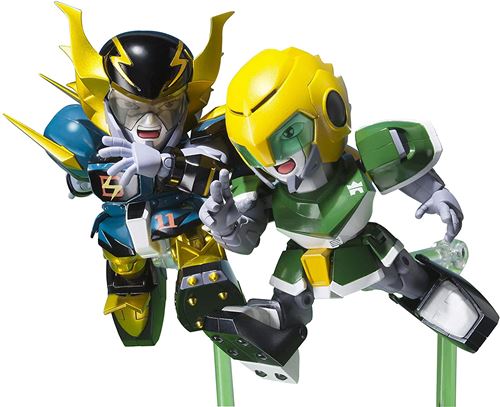 Bandai Fr Sas Chogokin Iron League Mackhouse Indie & Gold Foot, Approx. 3.1 Inches (80 Mm), Die Cast & Pvc & Abs Pre-Painted Action Figure