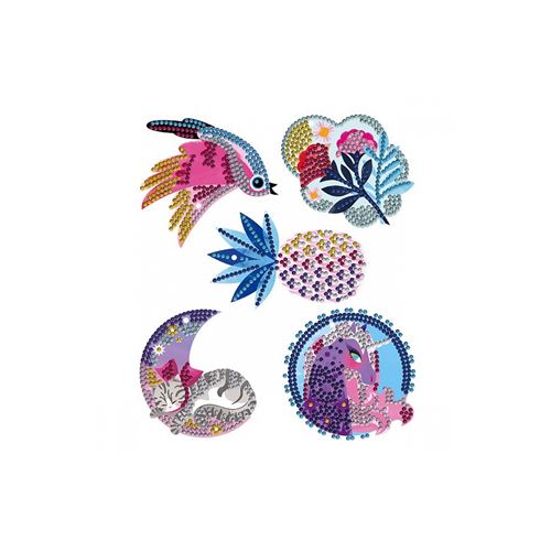 Kit créatif Janod Pixel art strass jolies deco