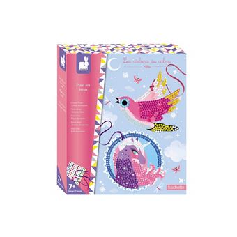 Kit créatif Janod Pixel art strass jolies deco