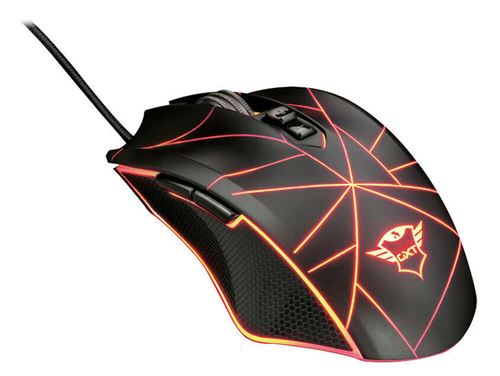 Trust GXT160 Ture Illuminated USB Souris de gaming optique éclairé, port USB noir