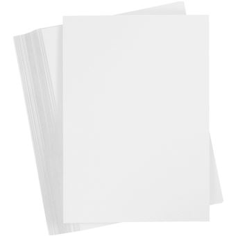 Papier cartonné - carte blanche classique - 300 g / m2 A4 - paquet de 50)
