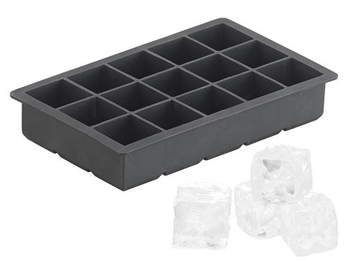 Moule à glaçons en silicone 500 ml pour 15 glaçons 3 x 3 x 3 cm