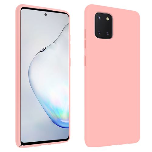 Coque Pour Samsung Galaxy Note 10 Lite Semi-rigide Finition Soft Touch Rose
