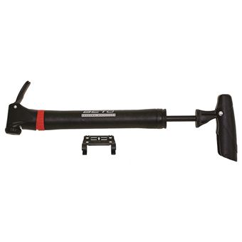 MICROQUICER POMPE MINI VELO VINTAGE NOIRE PLASTIQUE BIKE PUMP