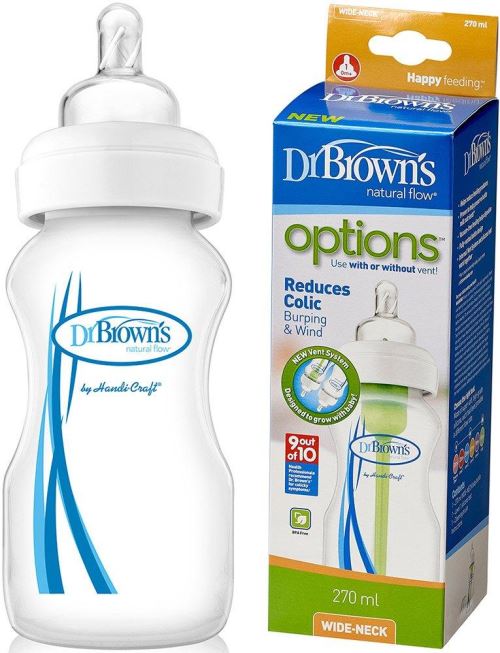 Dr Brown's Options Col Large (270 ml, Paquet de 2) - Single