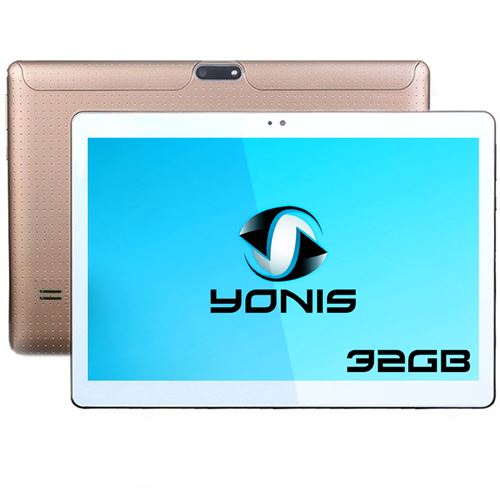Yonis Or Tablette 10 Pouces 3G Android Lollipop Dual Sim Quad Core Bluetooth 32 Go - Image 1