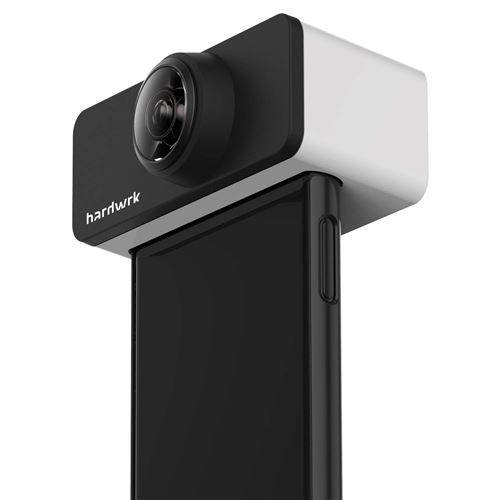 hardwrk PanoClip - Objectif pour l'iPhone X d'Apple - Appareil Photo 360 Degrés - Images 360 Degrés - Accessoire Photo - Objectif pour Appareil Photo
