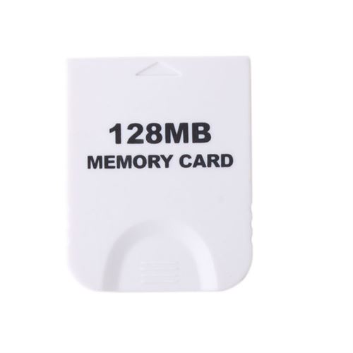 Carte mémoire 128Mo pour Nintendo Wii Suvom Blanc